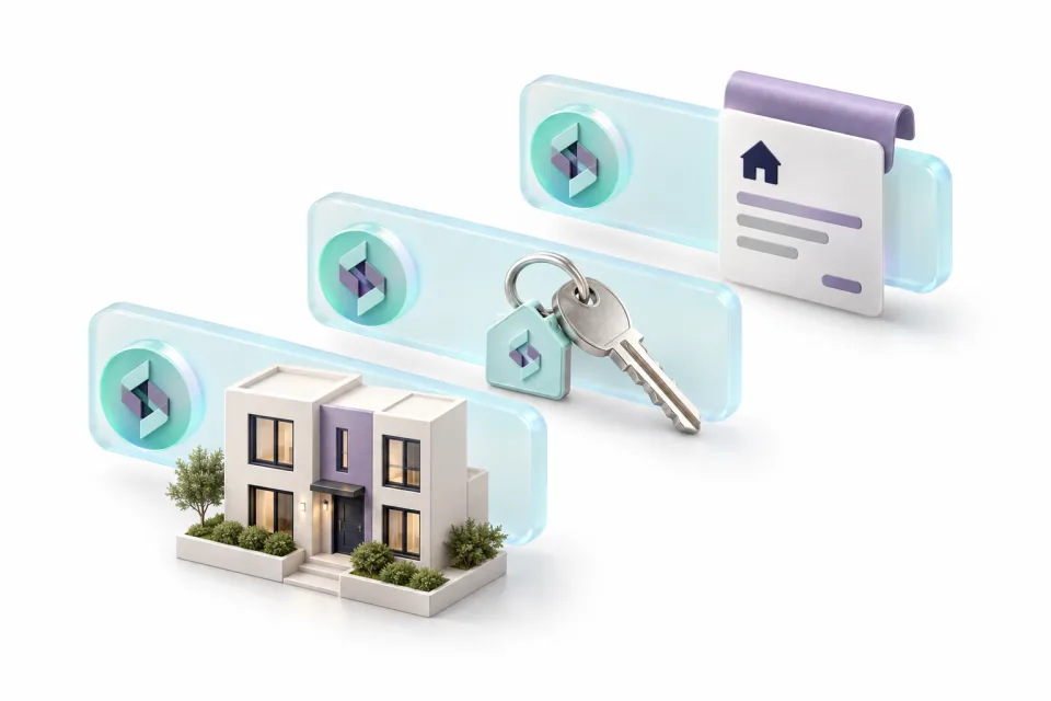 A home, keys and CasaPay payment details